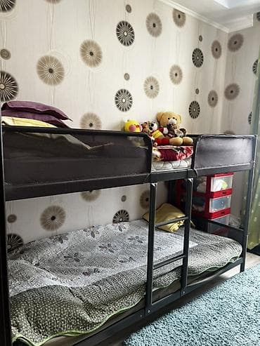 90: IKEA, Двухъярусная металлическая кровать для детской комнаты. И 2 — 8