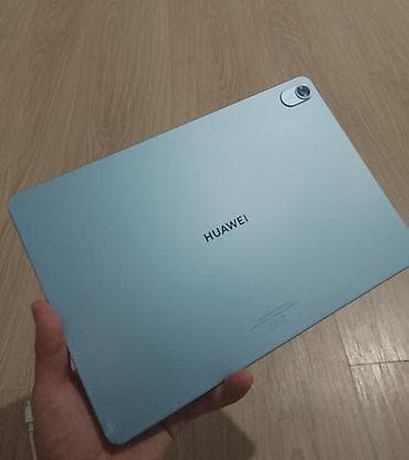 Планшеты: Планшет, Huawei, память 256 ГБ, 11" - 12", Wi-Fi, Б/у, Классический цвет - Голубой — 1