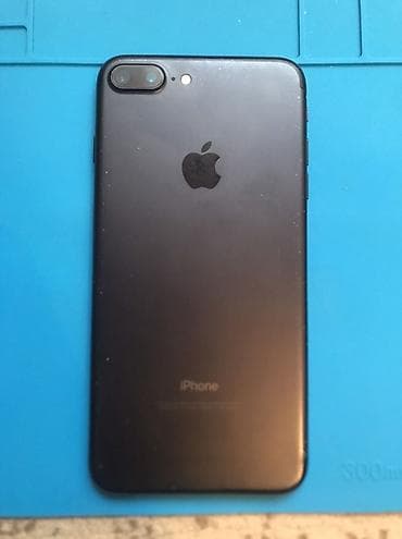 IPhone 7 Plus, Б/у, 128 ГБ, Черный, Чехол, 100 %