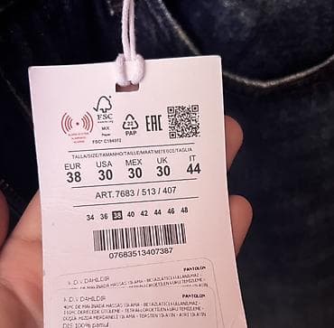 хиджап кийимдер: Эркектердин жынсысы, PULL&BEAR, Жаңы, түсү - Көк, Өзү алып кетүү, Акылуу жеткирүү — 4