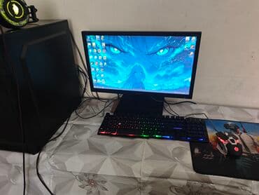 компьютер сатылат: Компьютер, ядролор - 6, ОЭТ 16 ГБ, Жумуш, окуу үчүн, Колдонулган, AMD Ryzen 5, AMD Radeon RX 580, SSD — 2