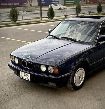 Унаа: BMW 5 series: 1990 г., 2 л, Кол менен иштөөчү, Бензин, Седан — 1