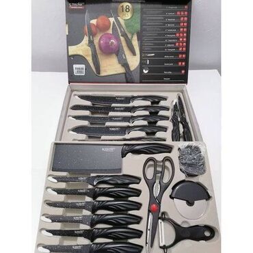 керамический нож: Набор ножей марки Zepter Knife Set 18 предметов выполнены из — 2