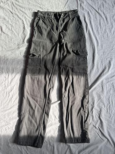 Джинсы, Карго, Sinsay, Высокая талия, XS
