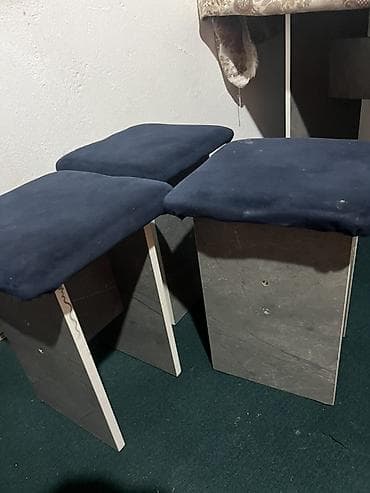 стул буу: Ашкана үстөлү жана отургуч, түсү - Боз — 4