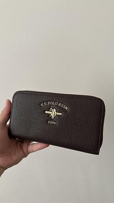 uspa: Кошелёк U.S. Polo Assn. (USPA) на молнии новый, с торгом, куплен в США — 1