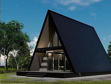 Строим дома в стиле афрейм, барнхаус каркасные дома под ключ 🔑