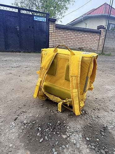 Терморюкзак для доставки еды Яндекс Еда, жёлтый. - Формат