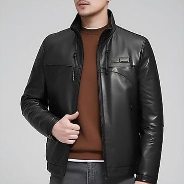 куплю козла: Кожаная куртка, Классическая модель, Натуральная кожа, С утеплителем, 5XL — 8