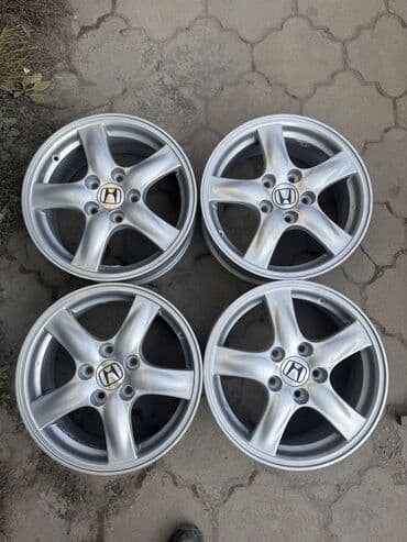 Литые Диски R 16 Honda, Комплект, отверстий - 5, Б/у at lalafo.kg Литые Диски R 16 Honda, Комплект, отверстий - 5, Б/у