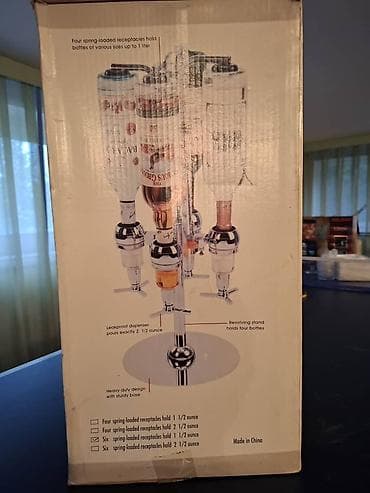 Для кафе, ресторанов: Настольный диспенсер для спиртных напитков Bar Butler - Вмещает до 6 — 2