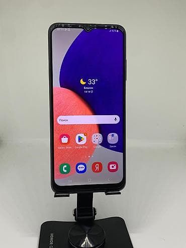 samsung: Samsung Galaxy A22 5G, Б/у, 128 ГБ, цвет - Черный, 2 SIM — 5