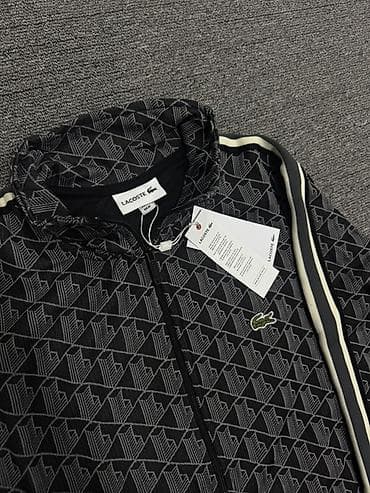 zara: Мужской спортивный костюм, M, XL, 2XL, Lacoste, Новый, цвет - Черный, Самовывоз — 2