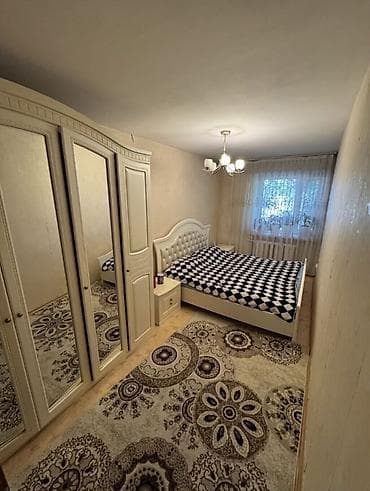osh flat: 3 комнаты, 56 м², Центральная мечеть Хрущевка, 1 этаж — 7