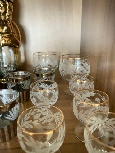 хрусталь ваза: За весь комплект, как на главном фото. Состоянии отличное, оригинал — 1