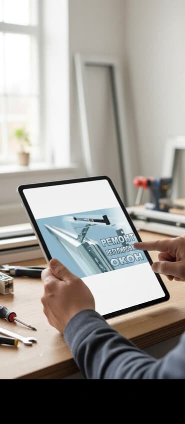 оборудование для производства пластиковых окон в бишкеке: Окно, Дверь, Замок: Установка, Ремонт, Реставрация, Платный выезд — 1