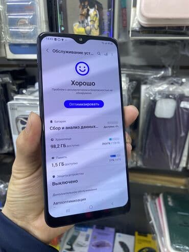 самсунг 72а: Samsung Galaxy A32, Б/у, 64 ГБ, цвет - Черный — 3