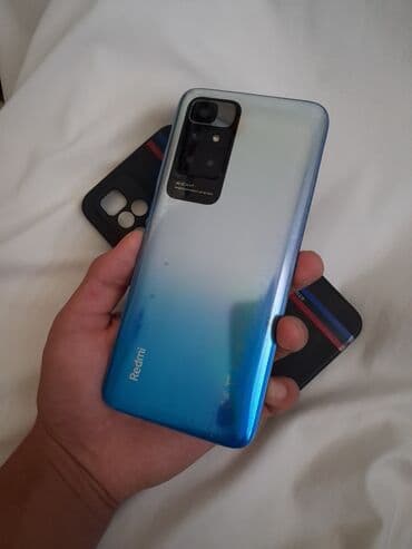 smartwatch часы: Redmi, Redmi 10, Б/у, цвет - Синий, 2 SIM — 1