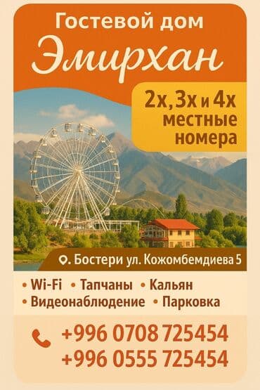 отдых на иссык куле 2020 цены: Номер, ЭМИРХАН ЦО Золотые пески, Бостери, Парковка, стоянка — 1