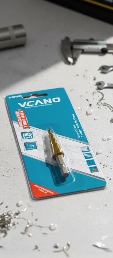 дрель настольный: Ступенчатое сверло VCANO Professional V-281493 - Тип: Step Drill — 1