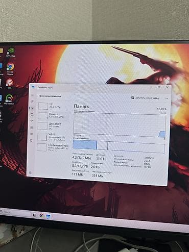 Компьютер, ядер - 6, ОЗУ 16 ГБ, Для несложных задач, Б/у, Intel Core i5, NVIDIA GeForce RTX 3070, NVMe — 9
