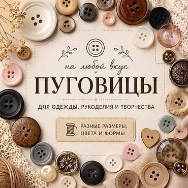9микрорайон: Пуговицы в индивидуальных пакетах. Цена на каждом за пакетик — 1