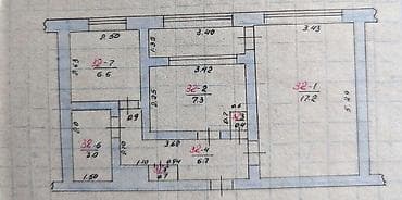 Недвижимость: 2 комнаты, 43 м², Индивидуалка, 8 этаж, Старый ремонт — 10