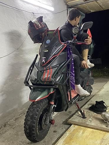 мотолор: Скутер самурай обмен на машину Полный тюнинг доп защита Китай доки — 1