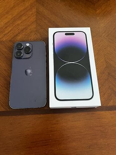 16 про цена: IPhone 14 Pro, Б/у, 256 ГБ, Deep Purple, Коробка, 77 % — 2