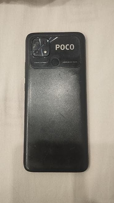 dbscar 2: Poco C40, Б/у, 32 ГБ, цвет - Черный, 2 SIM — 1