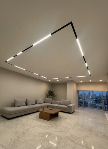 Монтаж потолков, Монтаж потолочных плинтусов | Багет Больше 6 лет опыта