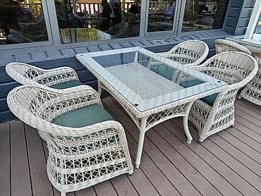 пляжные лежаки: Комплект садовой мебели — 1