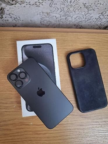 IPhone 15 Pro Max, 256 ГБ, цвет Black titanium покупали в istore