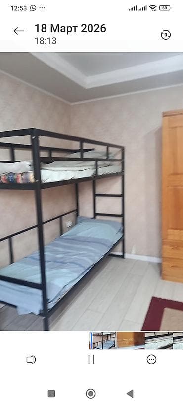 used bed: Двухъярусная металлическая кровать 2шт. - Прочная сварная рама из — 2