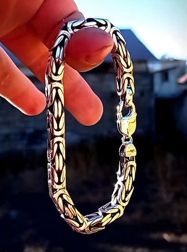 Личные вещи: Цепочка, Проба 960, Унисекс, Новый — 6