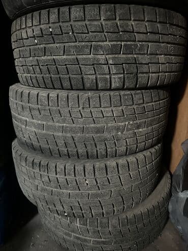 Шины 215 / 55 / R 17, Зима, Б/у, Комплект, Легковые, Япония