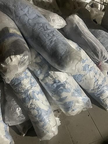 клеить пакеты: Текстильные обрезки (лоскуты) в мешках - Сырьё: смешанные лоскуты — 1