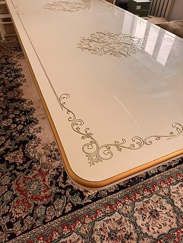 столы для дома: Стол для зала, Не раскладной, Прямоугольный — 3