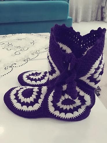 luis vitton: Домашние тапочки, 38, Новый, цвет - Фиолетовый, Самовывоз — 4