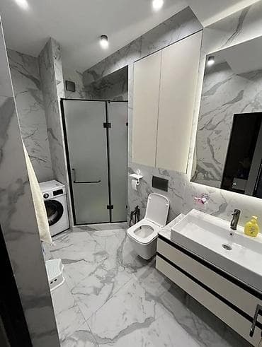 osh flat: 3 комнаты, 75 м², Асанбай мкр 6 этаж, Дизайнерский ремонт — 6