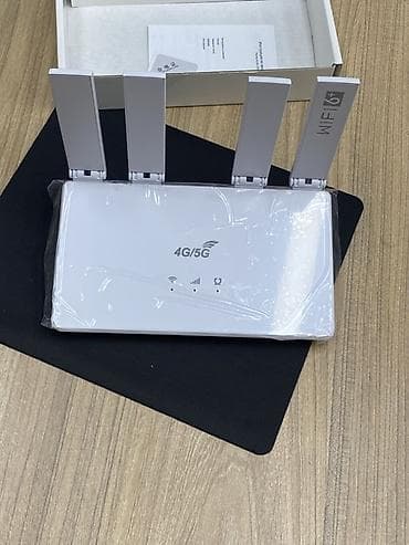 охлаждающий: 4G/5G Wi‑Fi роутер CPF906 (Wi‑Fi 6) - Поддержка 4G/5G мобильного — 6