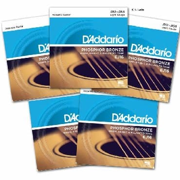 цветные струны для акустической гитары: D'ADDARIO EJ16 - Струны для акустической гитары. Дом торговли ( — 1