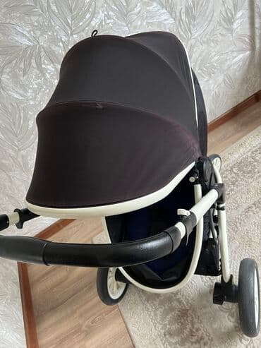 купить колеса на коляску бу: Коляска, цвет - Черный, Б/у — 6