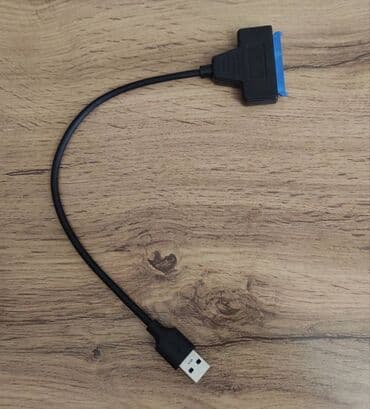 переходник с жесткого диска на ноутбук: USB SATA 3 кабель адаптер Sata к USB 3.0 - Скорость передачи 100 МБ/с — 2