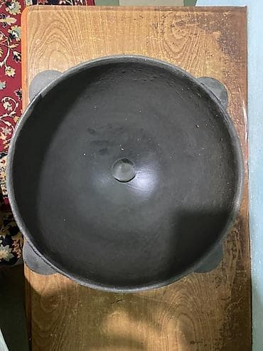 Посуда: Самовар электрический + алюминиевая кастрюля с крышкой + чугунный — 5