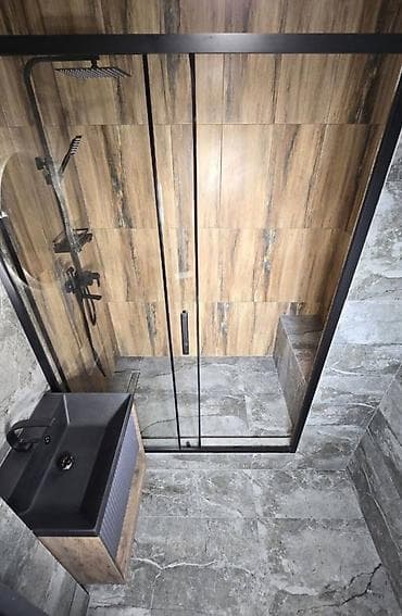 ремонт гидроскутеров: Современная отделка санузла «под ключ» - Стиль: минимализм, сочетание — 10