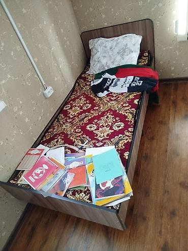 Кровати: Односпальная кровать, Б/у, Каркас без матраса, длина - 185 см — 3