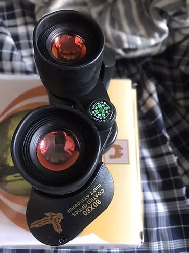 призы: Бинокль Compact Optics 80x80 Новыйтактический, линзы стекло, - — 3