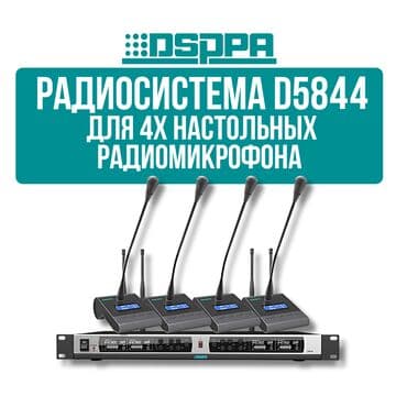 ручка диктофон: Радиосистема DSPPA D5844 Профессиональная система с приемником и 4 — 1