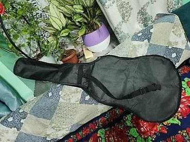 Книги и журналы: Акустическая гитара с вырезом, синий градиент - Корпус формата — 5